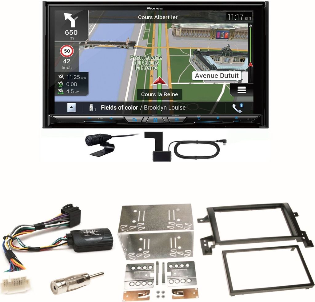 Pioneer AVIC-Z930DAB Navigation Bluetooth Einbauset für Suzuki Grand Vitara JT