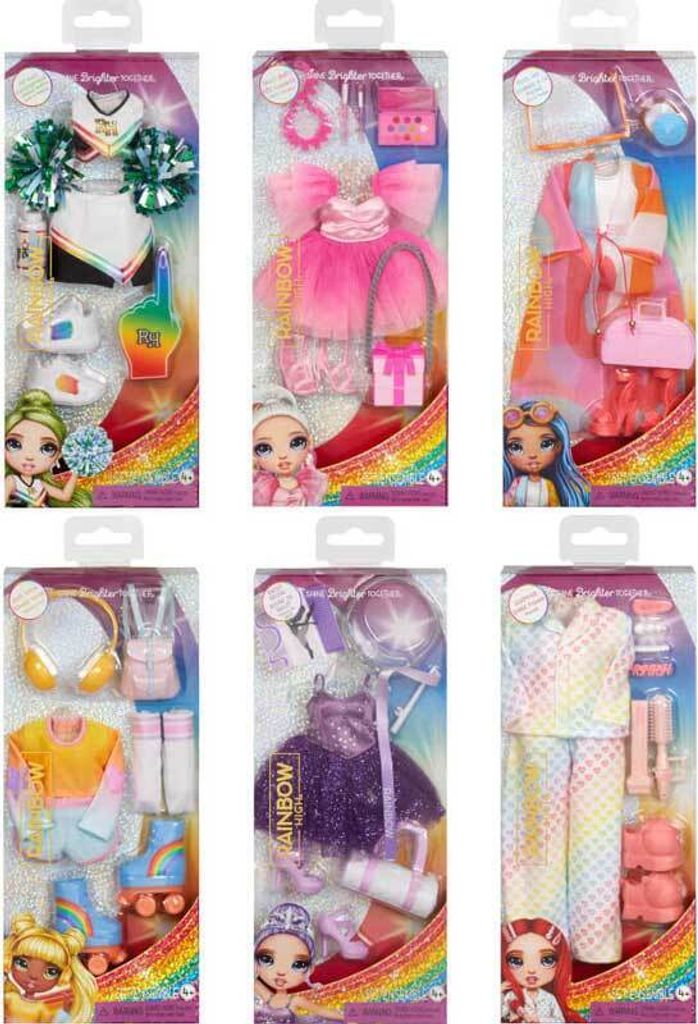 Regenbogen High Fashion Set fialový Produktbild 2