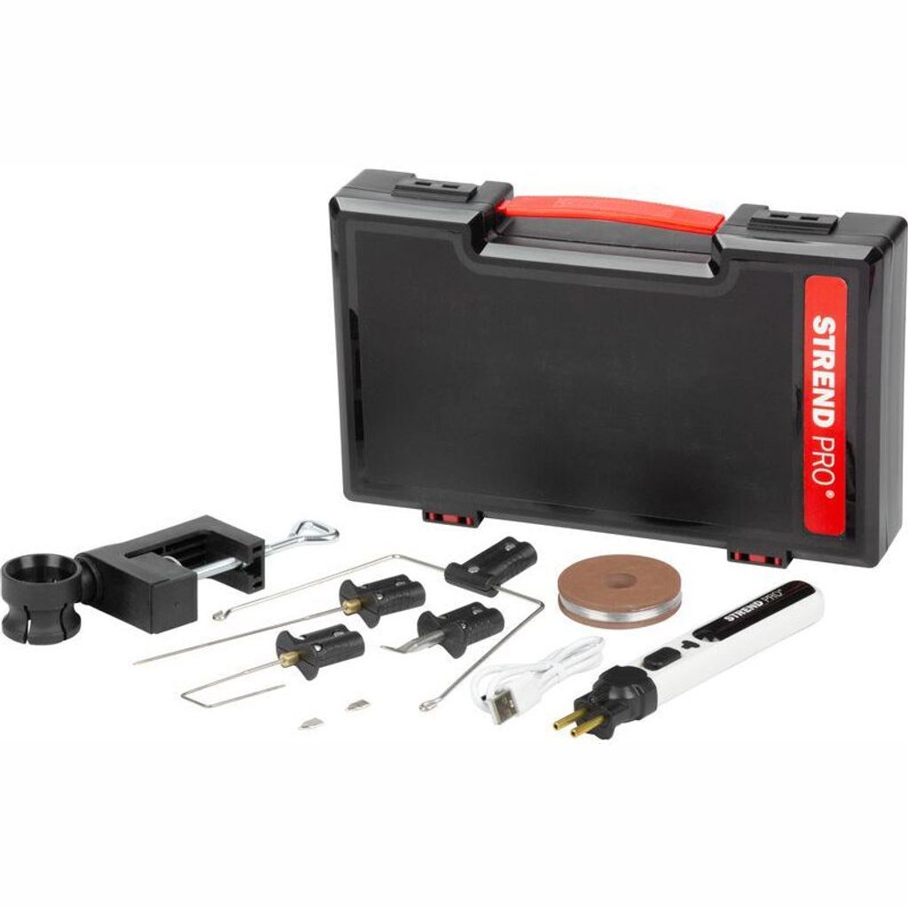 Elektrisches Gerät zum Schneiden von Styropor, mit Zubehör und Tasche, USB-Aufladung, 2000 mAh