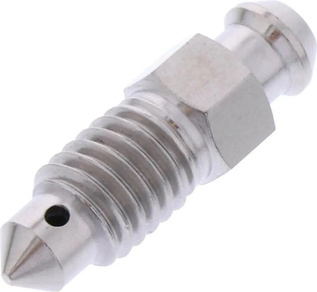 Vis de purge de frein en titane M8x1,25 pour étrier de moto et auto
