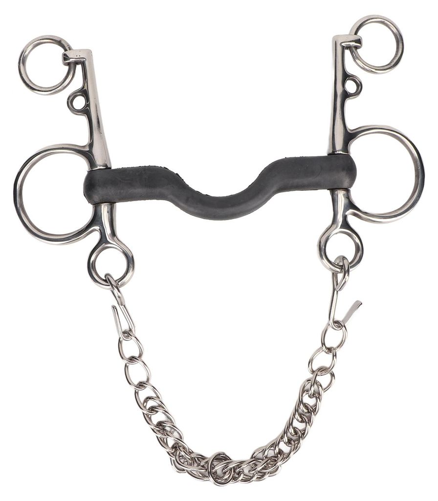 Pferdemaulgebiss, Edelstahl, sicher, rostfrei, Handpoliertrense für Zubehör, 135 mm