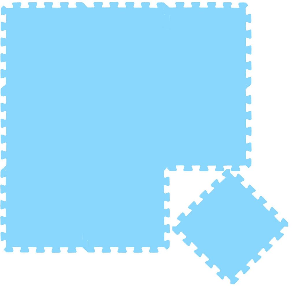 9 Teile Baby Kinder Puzzlematte ab Null - 30x30 Puzzle Produktbild 