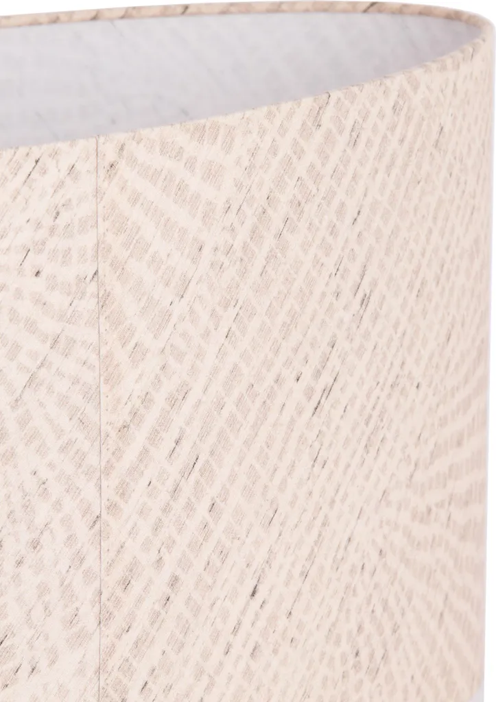 Abat-jour textile beige Stone E27 Light & Living finition soignée