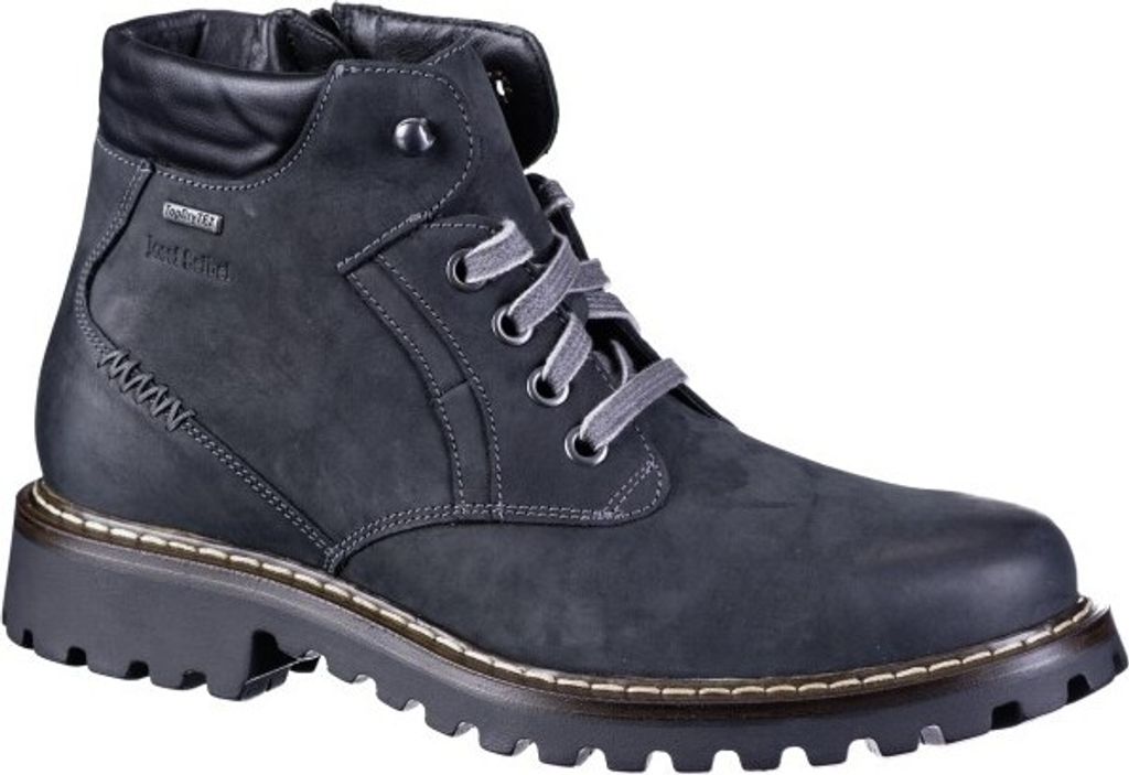 JOSEF SEIBEL Chance 39 Herren Leder Winter Boots schwarz, Top Dry Tex Ausstattung, Warmfutter