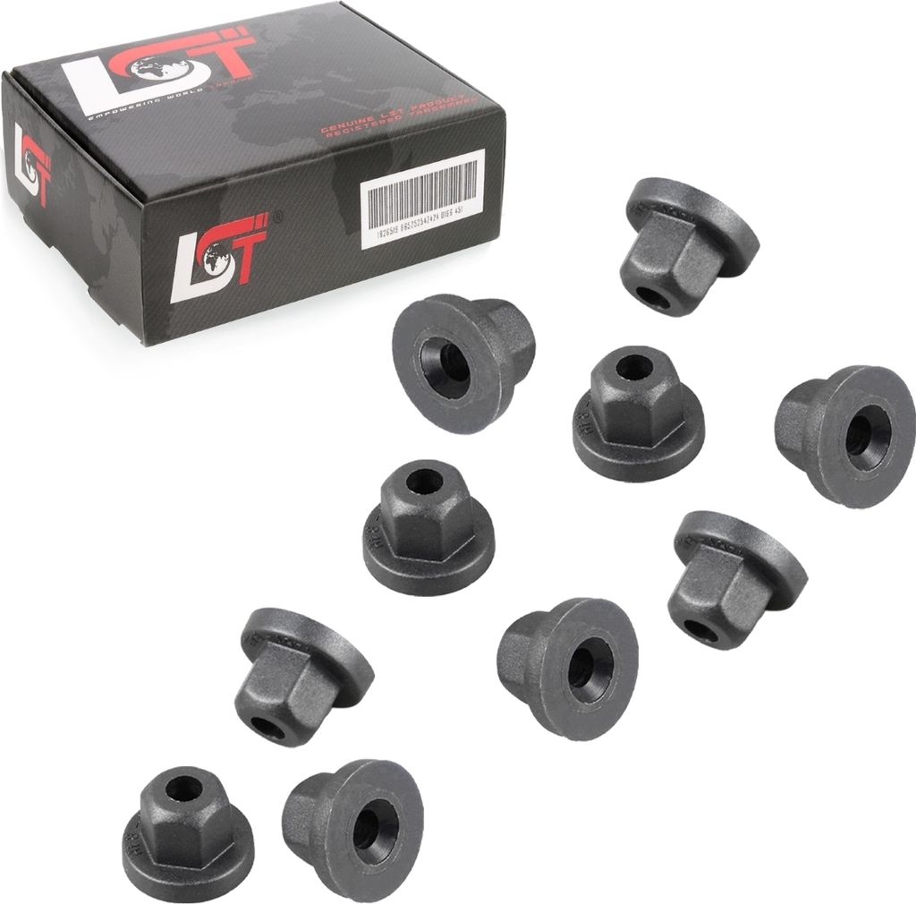 10x UNIVERSAL SECHSKANTMUTTER MUTTER BEFESTIGUNG für BMW MINI F56 R50 R52 R53