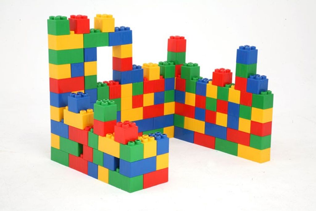 Grundbausteine Set Kinder Bausteine Spielbausteine Bauklötze Spielzeug Geschenk 