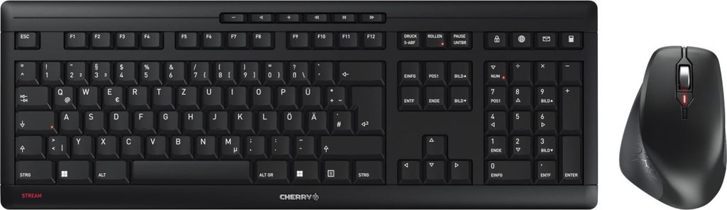 Cherry STREAM DESKTOP COMFORT - Tastatur-und-Maus-Set