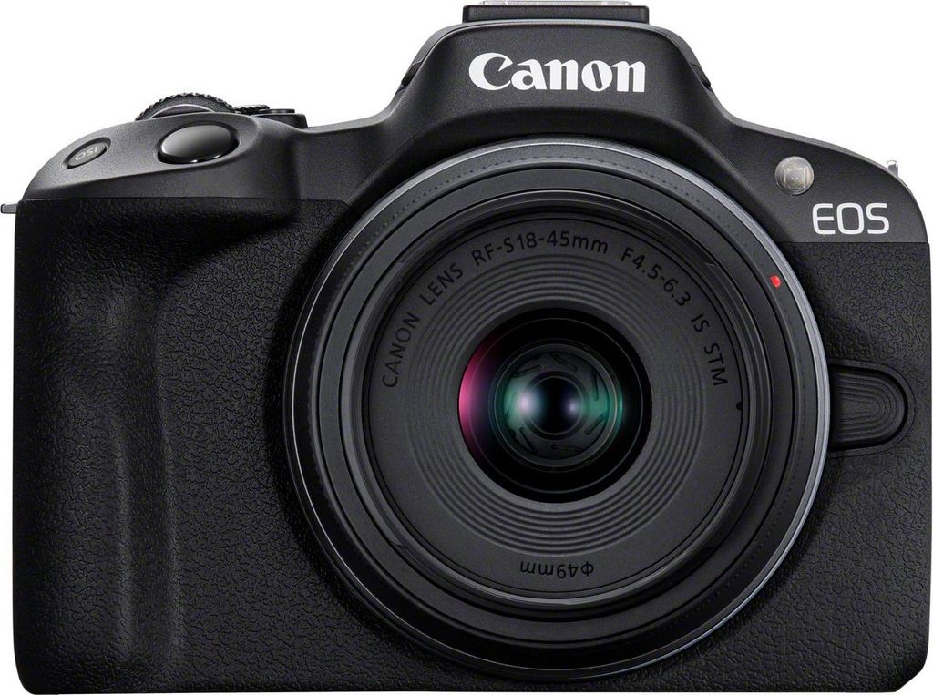Canon EOS R50, nero + Kit RF-S 18-45 IS STM + RF-S 55-210 Immagine del prodotto 