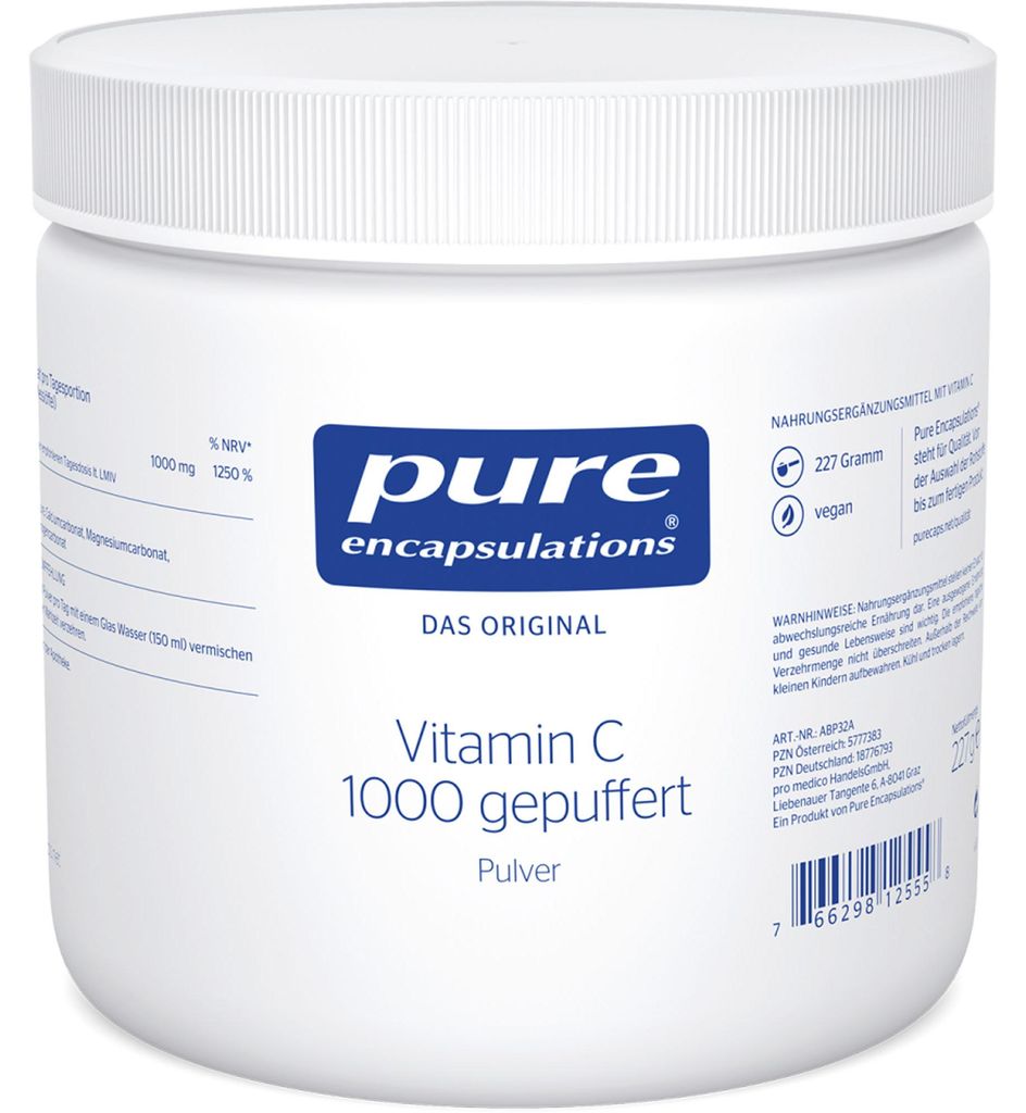 Pure Encapsulations Vitamin C 1000 gepuffert Pulver, 227 g Produktbild 