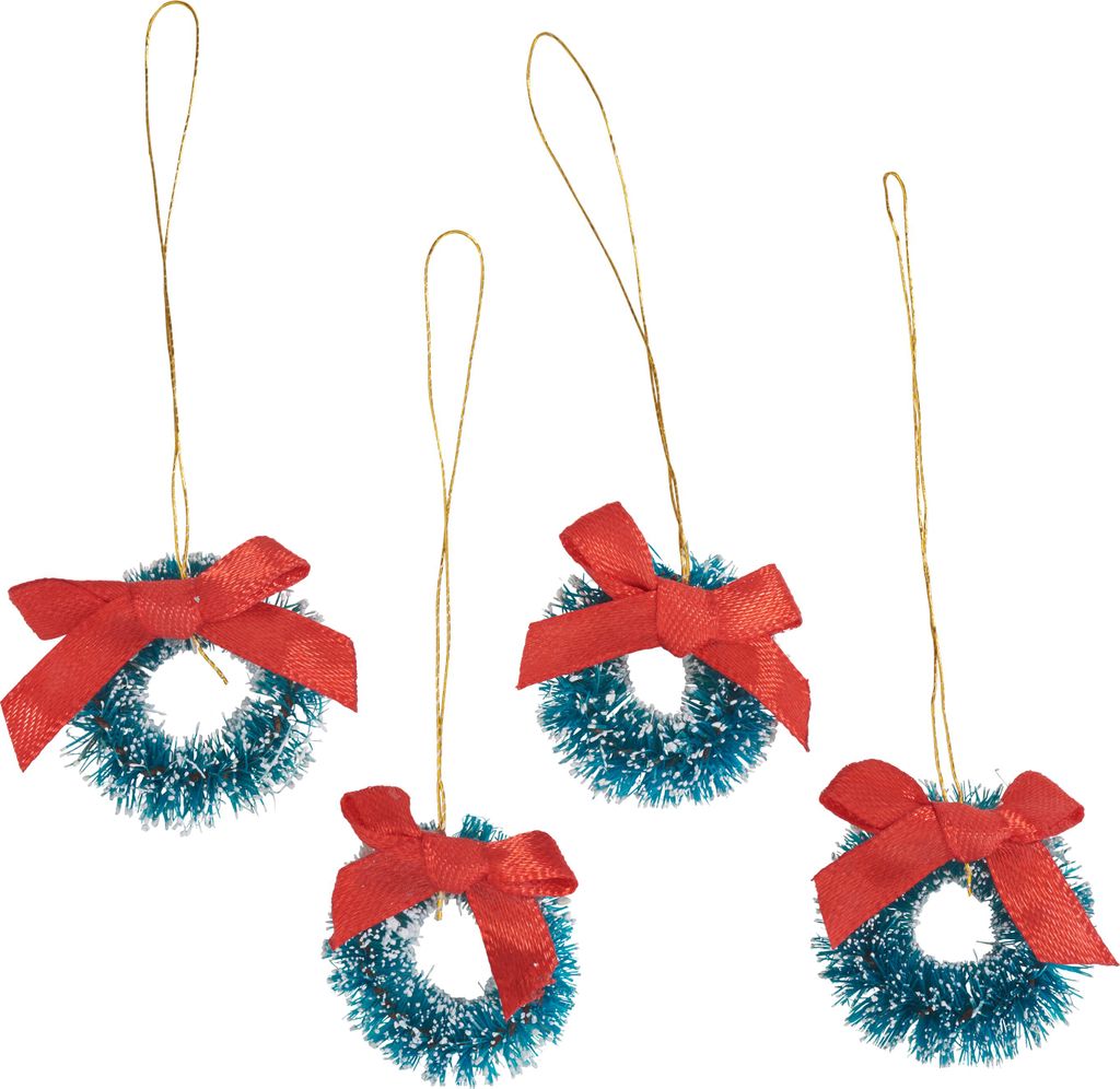 VBS Mini Weihnachtskränze, 4 Stück