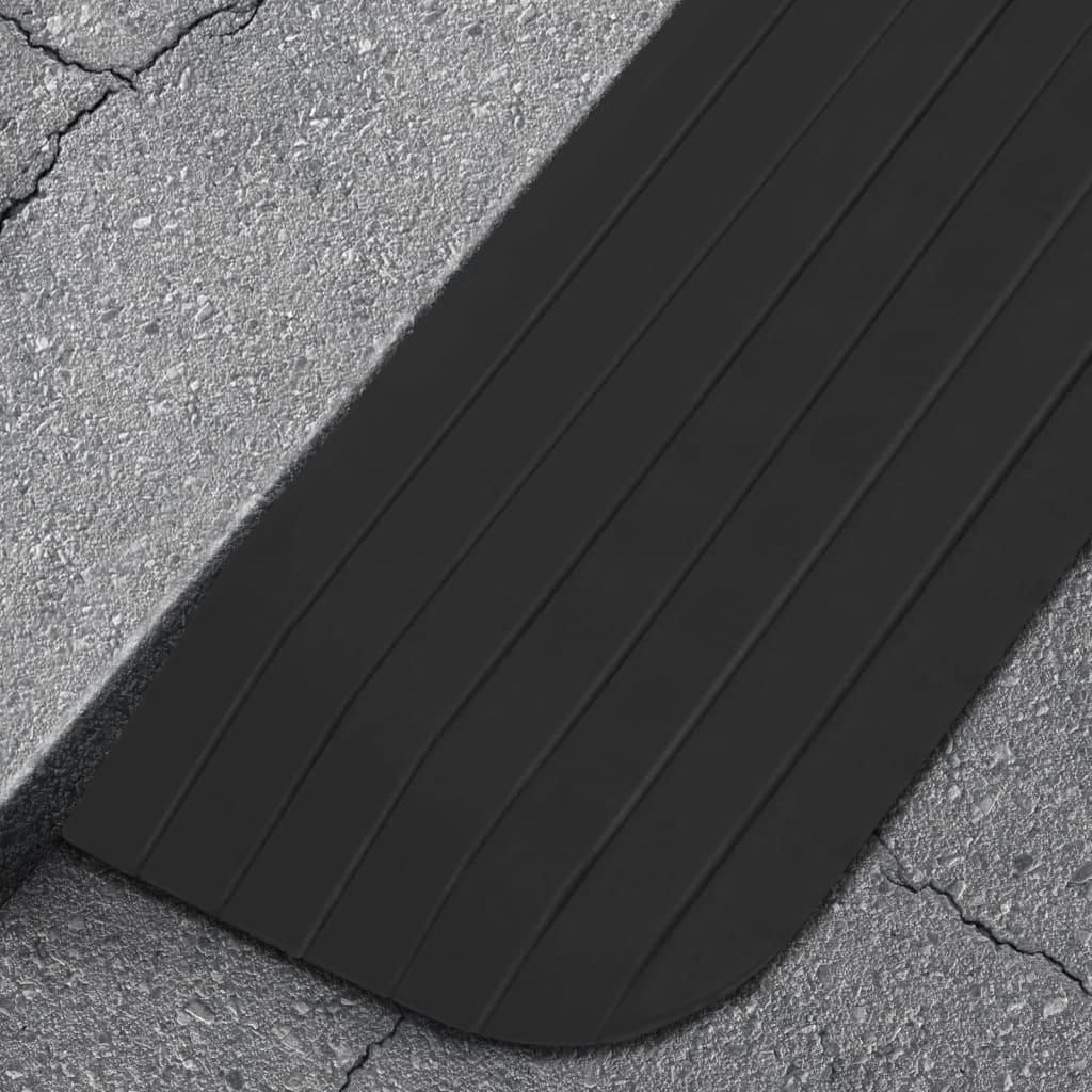 vidaXL Rampy progowe 2 szt. 110x21x2,5 cm gumowe Zdjęcie produktu 