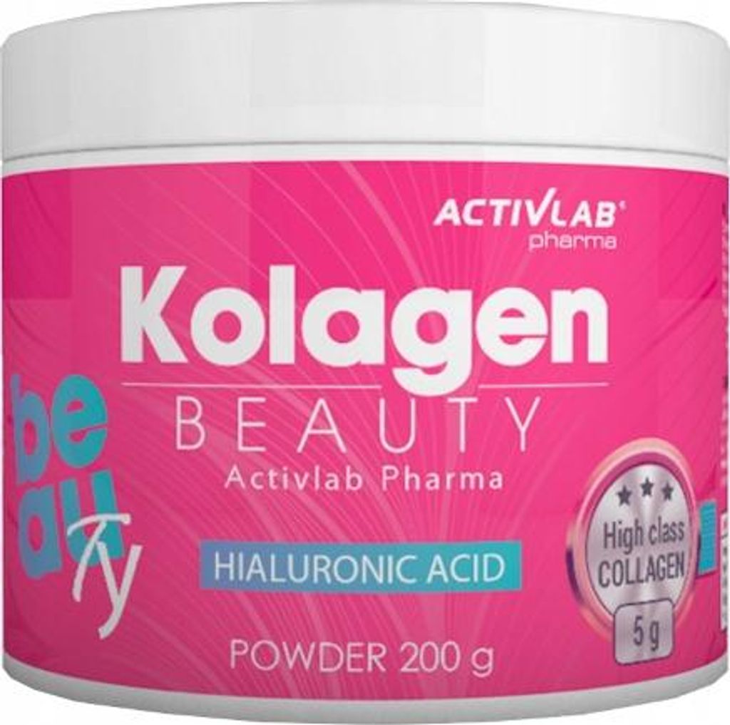 Activlab Collagen Powder Hydrolyzed Marine Collagen with Hyaluronic Acid 200g