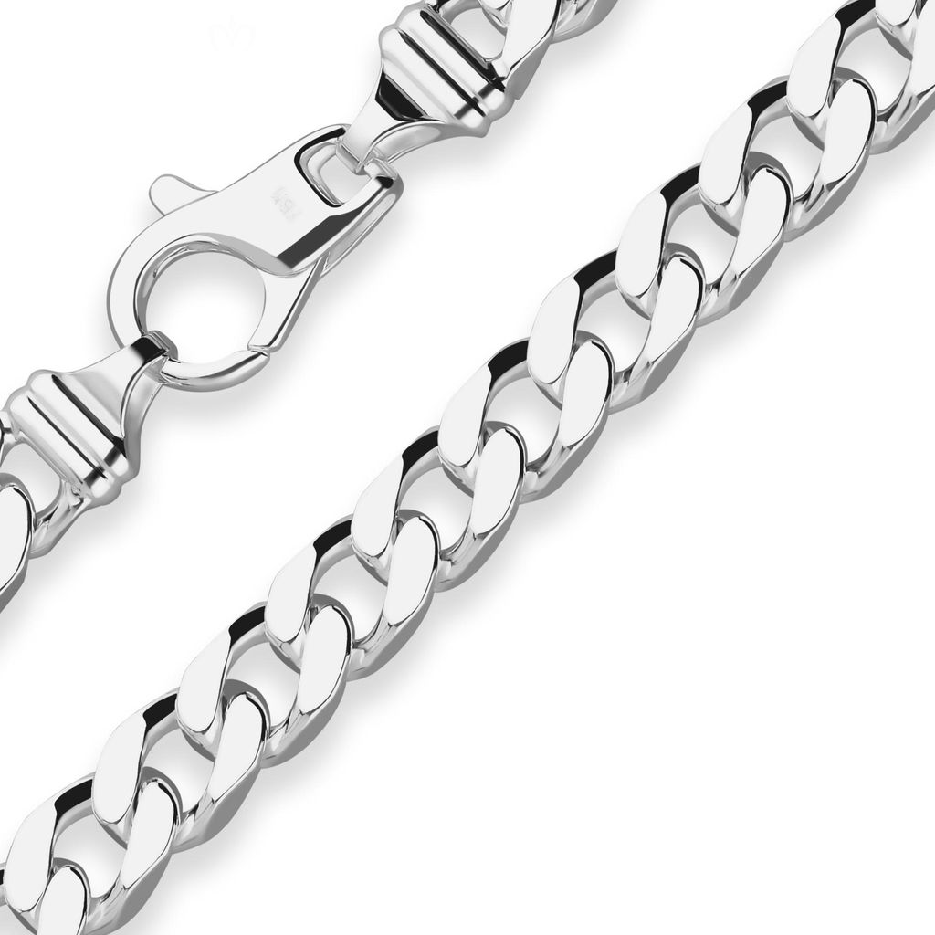 7mm Armband Panzerkette Silberarmband Armschmuck aus 925 Silber 21cm