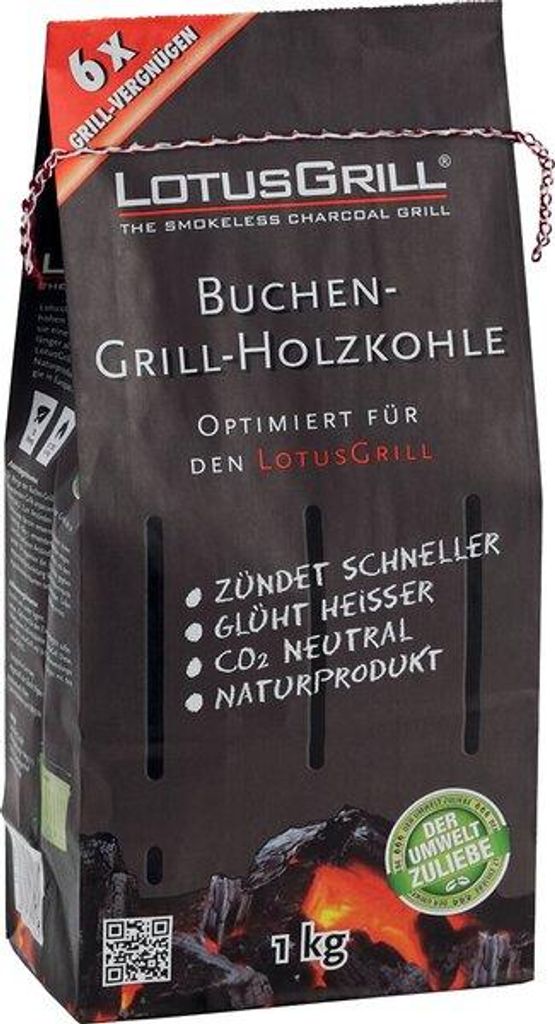 Lotusgrill Sac De Hetre Charbon 1 Kg Produktbild 