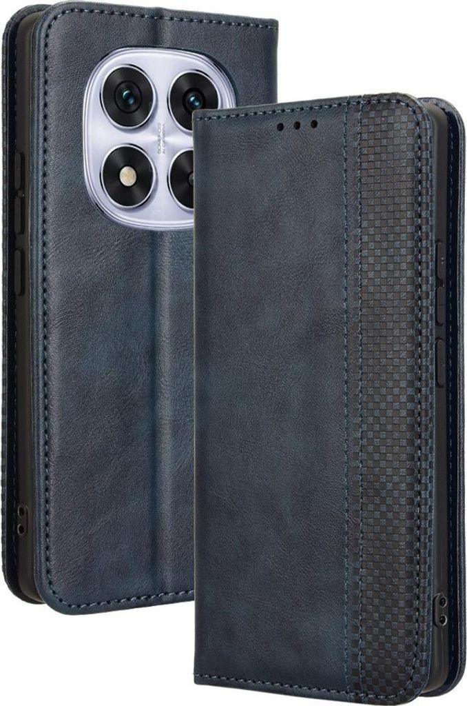 Xiaomi Redmi Note 14 Pro 5G / Pro+ / Poco X7 Hülle - Coverup Vintage Style Klapphülle - Blau