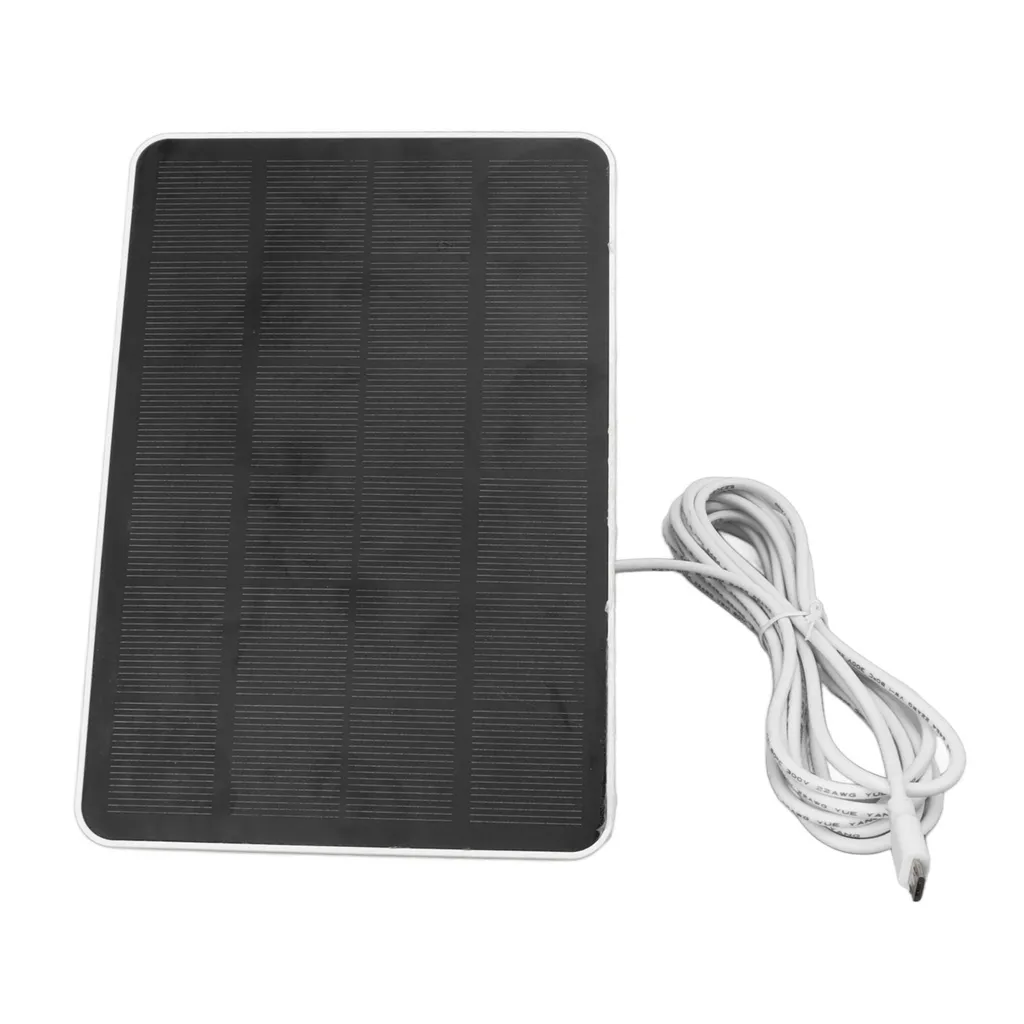 Pannello Solare Esterno 4W per Telecamera Wireless | Kit di Ricarica 5V