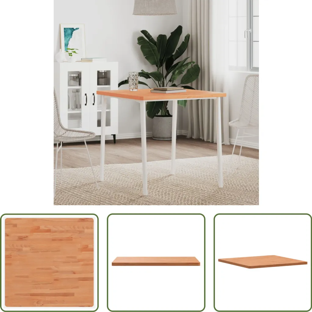 Piano Tavolo Bar 70x70 Faggio Massiccio - Top per Ristorazione