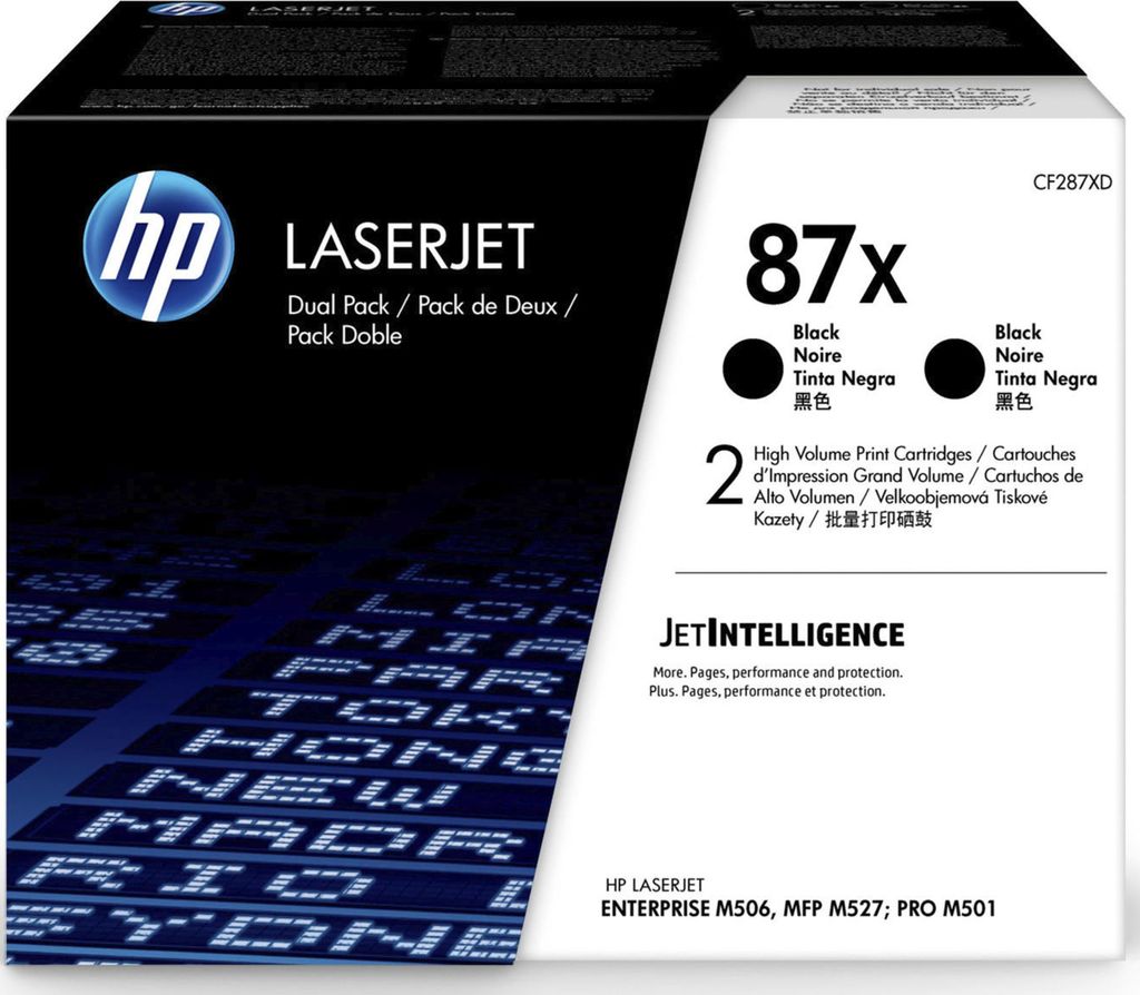 HP Cartridge No 87X HP87X HP 87X Black Schwarz (CF287XD)