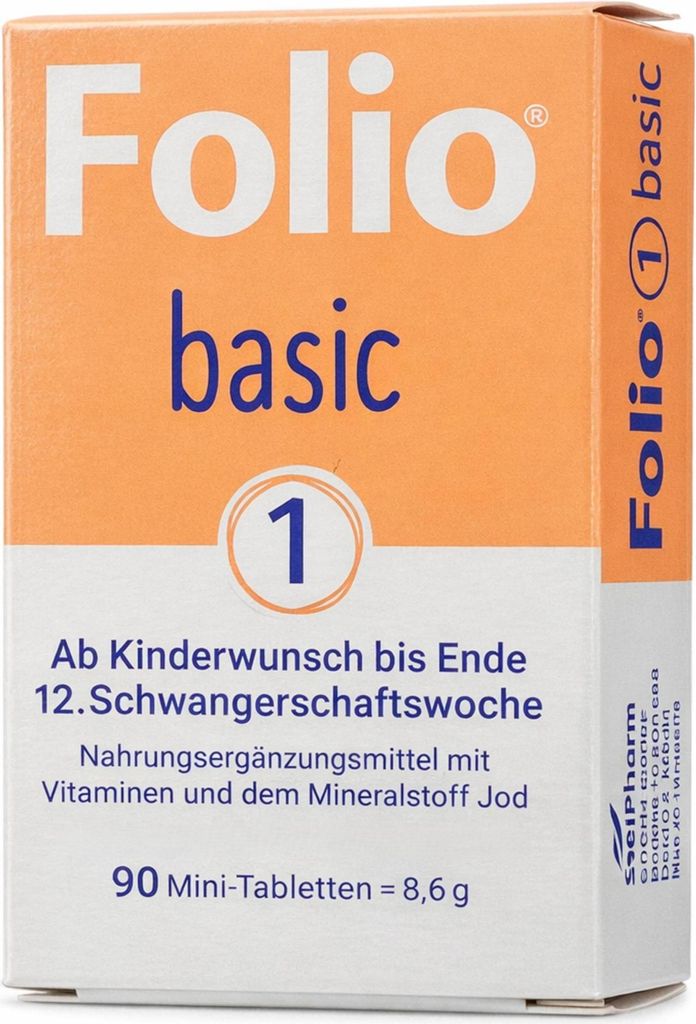 FOLIO 1 basic Filmtabletten 90 Stück für Frauen Produktbild 