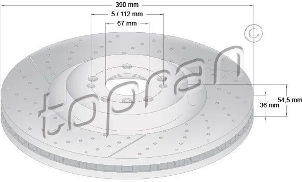 Disques de frein avant ventilés haute qualité pour Mercedes GLE Coupé C292