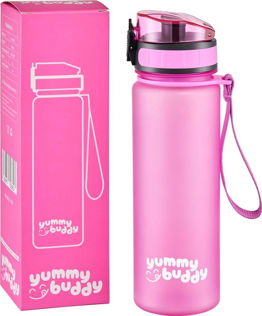 yummy buddy Trinkflasche Kinder Auslaufsicher 500 ml, Obrázok produktu 
