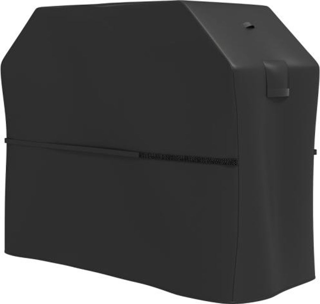 Grillabdeckung BBQ Abdeckung Wetterfest Gasgrill Abdeckhaube Mit Klettverschluessen 600D Oxford 147x61x122cm Schwarz
