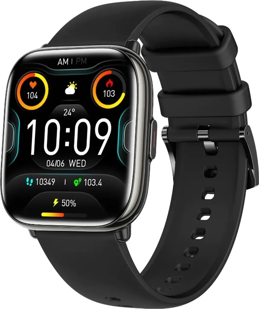 Montre Connectée Rubicon RNCF31 BLACK pour Femme avec Écran Tactile HD