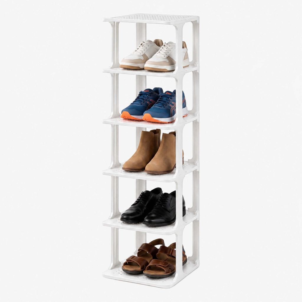 Estantería para zapatos Relaxdays, con 6 niveles, Imagen del producto  Imagen generada por IA