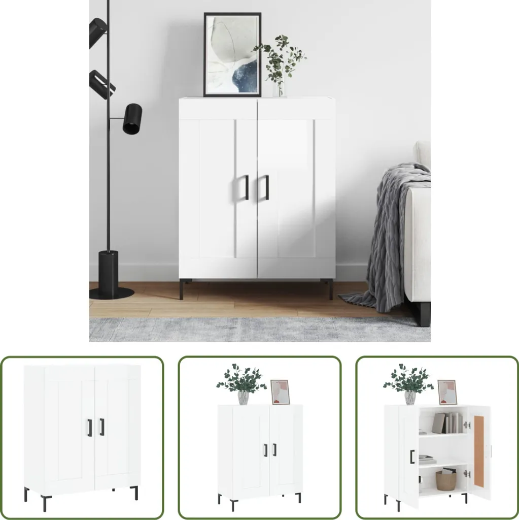 Occasione Credenza Bianca Lucida 69,5cm | Mobile Multiuso Offerta