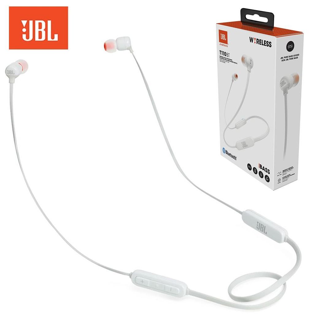 JBL Ecouteurs intra-auriculaires T110, Bluetooth, sans fil, Image du produit 