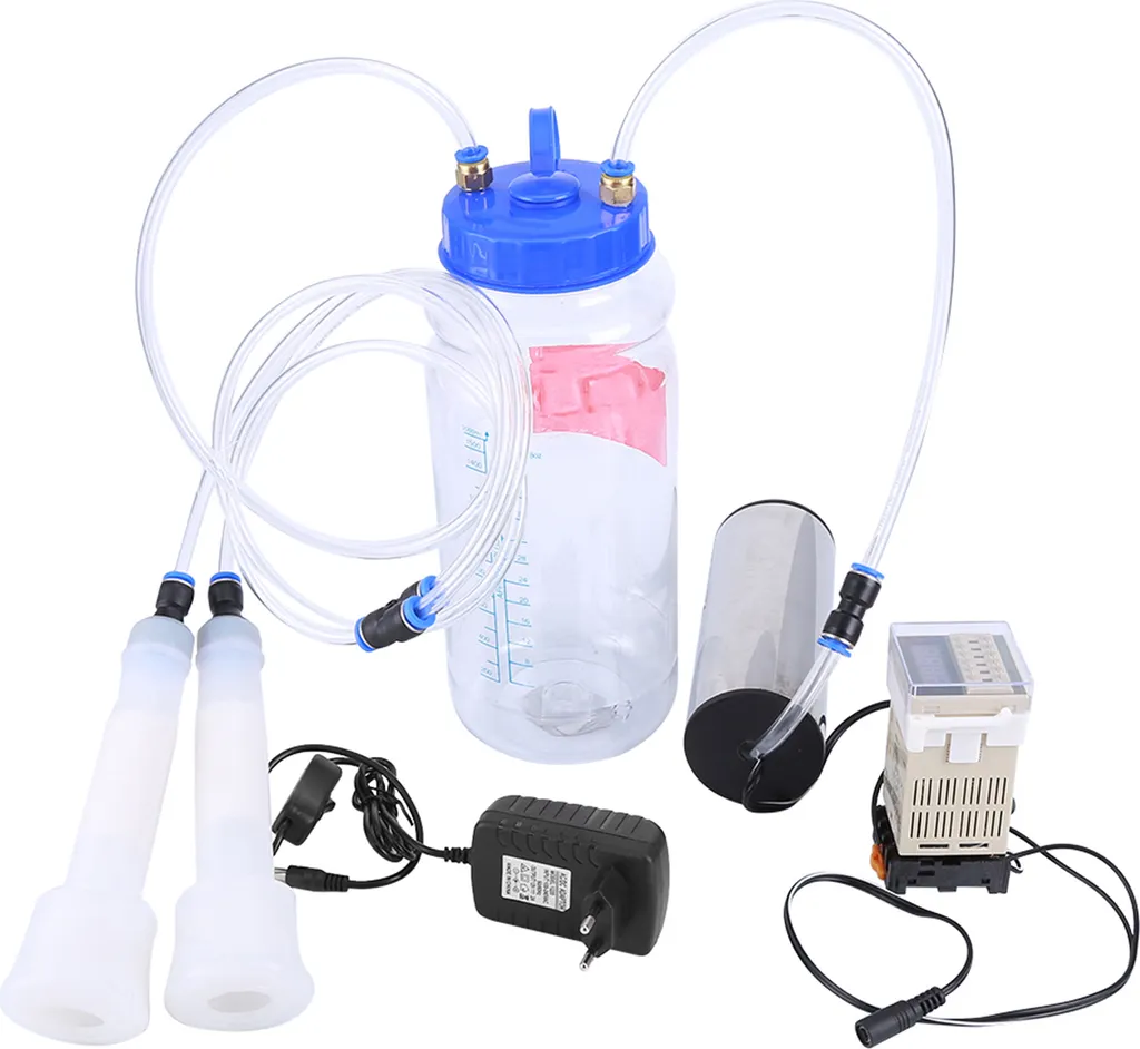 Trayeuse électrique portable 2L avec régulateur d'impulsion pour vache