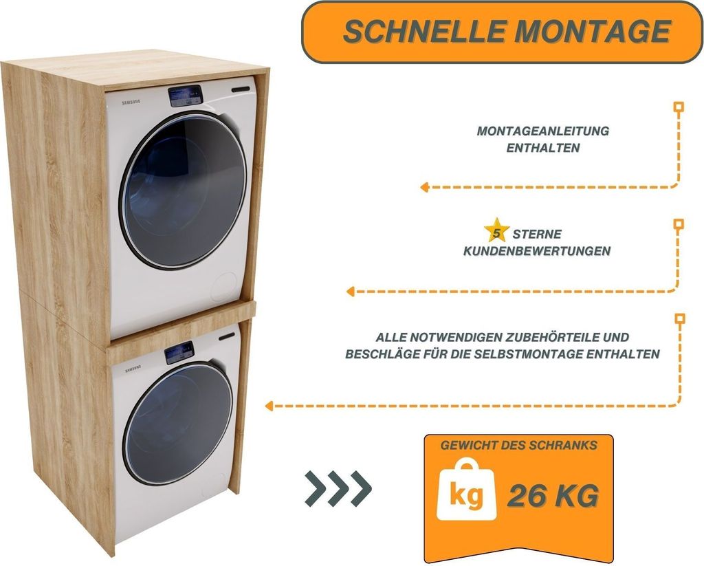 CraftPAK Waschmaschinenschrank geeignet für | Kaufland.de