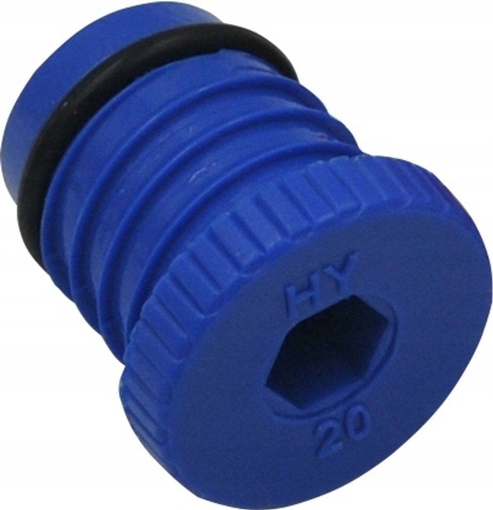 Klemmverschraubung für PEX-Rohr 16 x 2 blau 16 mm O-Ring