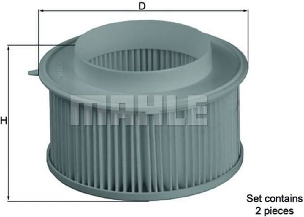 MAHLE Innenraumfilter LA 15/S Pollenfilter für PORSCHE 911 (993)