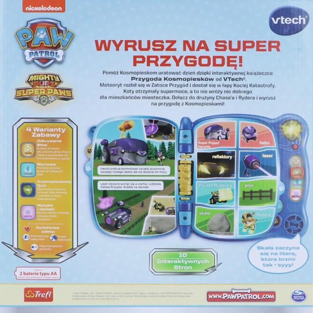 Livre interactif VTech Cosmodog's Adventure Book - Livre bébé sonore
