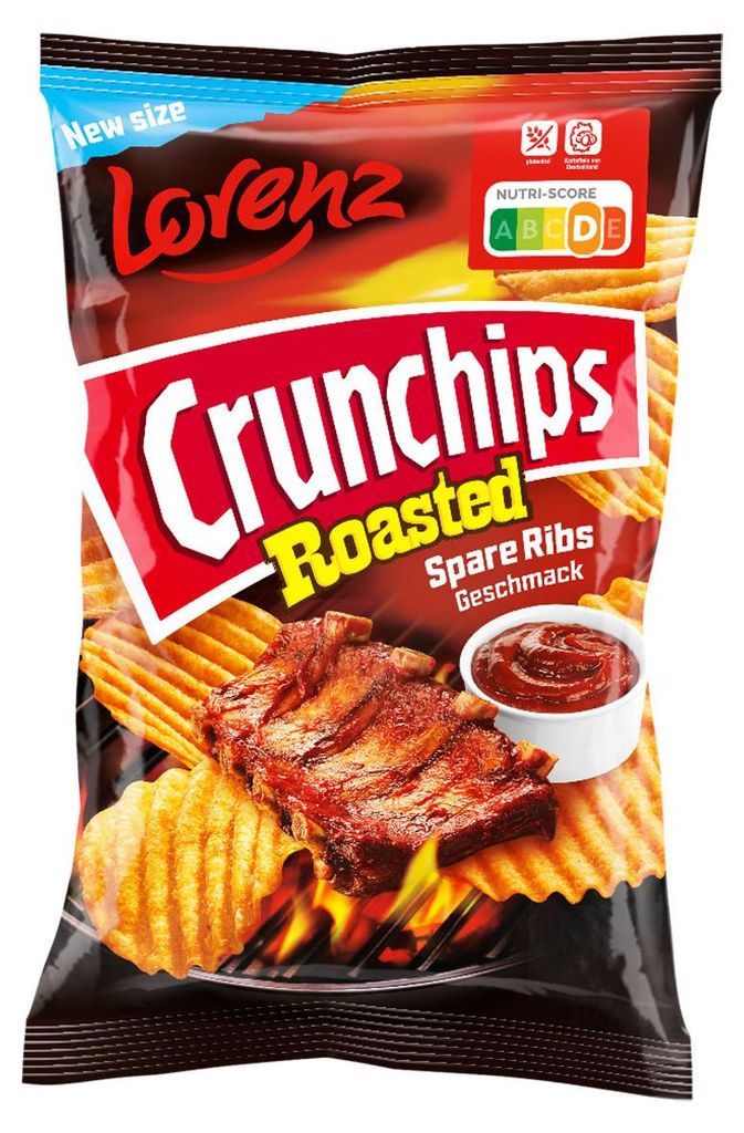 Crunchips Pieczone Żeberka Ziemniaczane Chipsy o Smaku Zdjęcie produktu 