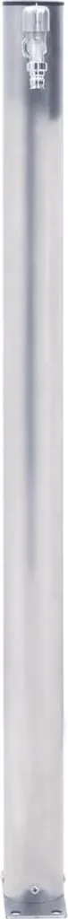 Borne d'eau de jardin 80 cm en inox - Fini les tuyaux trop courts
