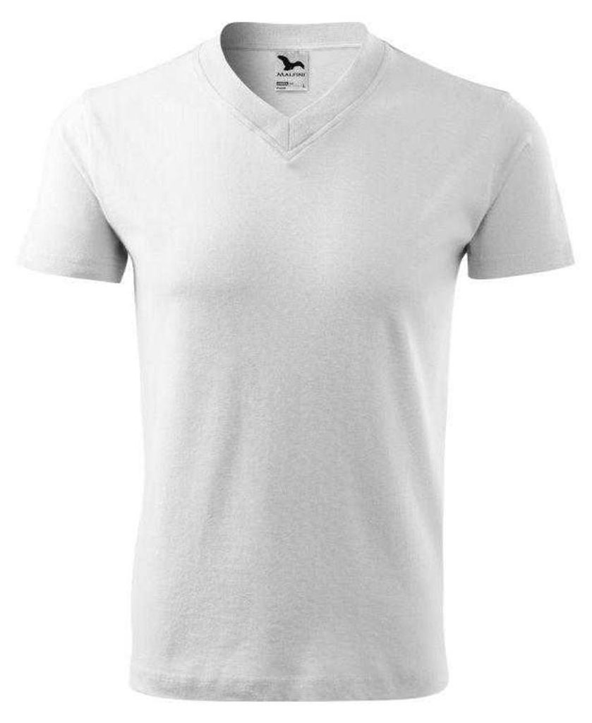 Malfini - T-Shirt für Herren, V-Ausschnitt PP11432 (M) (Weiß)