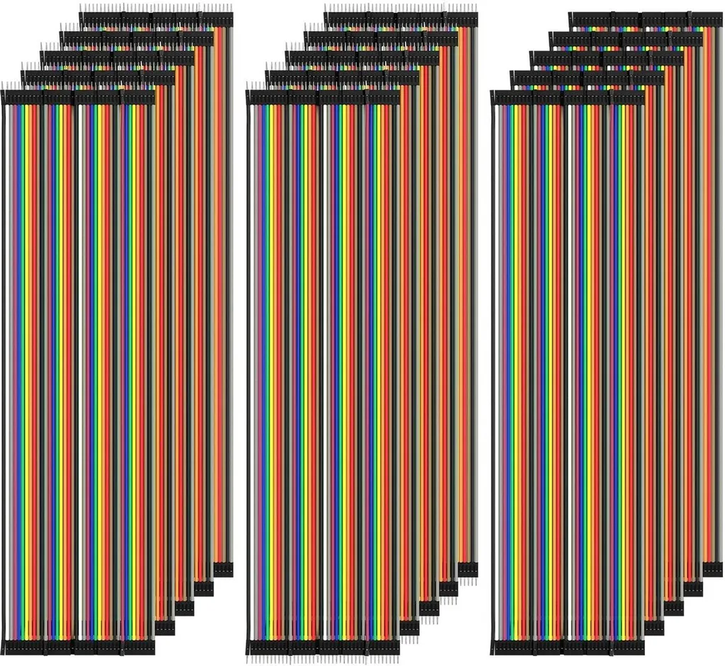 Kit Jumper Wire 20cm Haute Qualité - 120 Câbles Multicolores M2M F2M