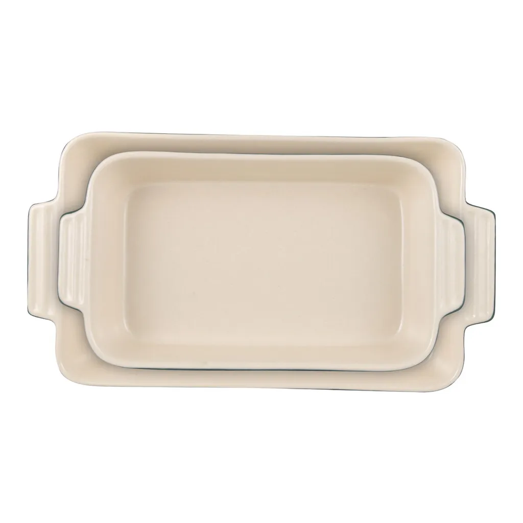Ciotola da cucina Bergner Excalibur 2 pezzi gres verde crema - 4