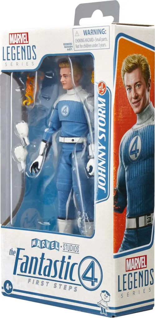Johnny Storm Hasbro Marvel 15cm - Figurine Articulée avec Effets de Feu - 2