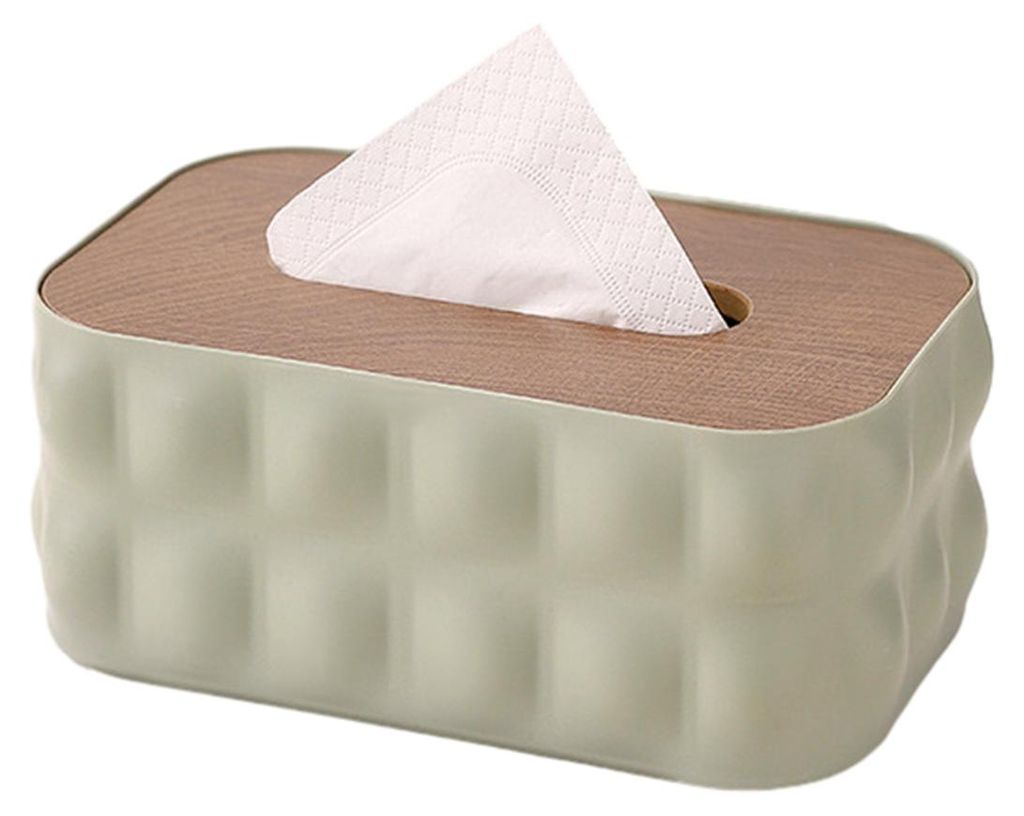 Moderne Taschentuchbox mit staub- und wasserdichtem Deckel für Zuhause, Büro und Badezimmer