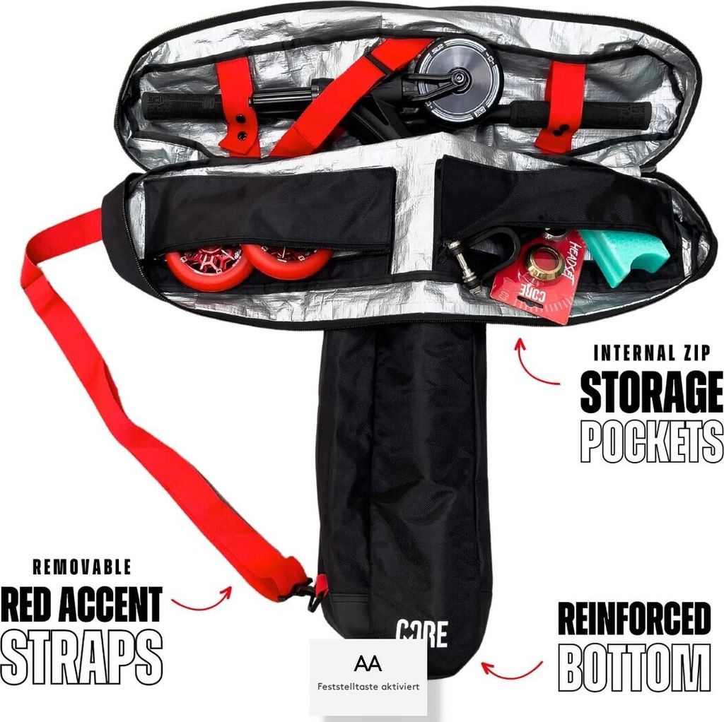 Rukurmo Scooter Tasche | Wasserdichte Aufbewahrungstasche Für E-Scooter - Universal Für M365/Xiaomi