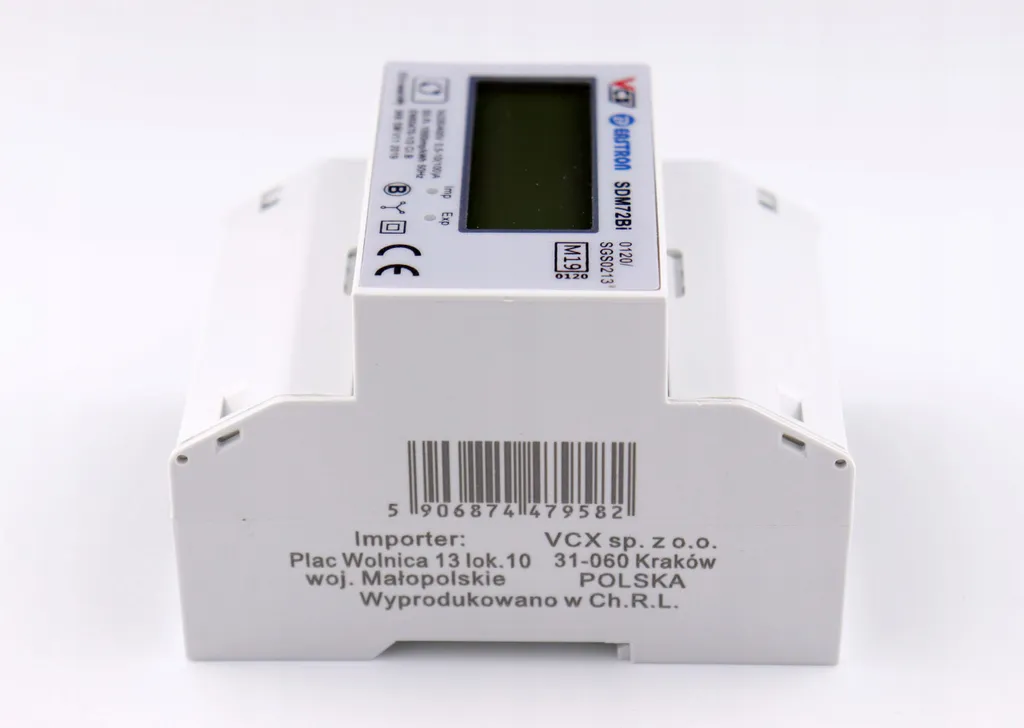Compteur électrique triphasé 4P MID EASTRON bidirectionnel pour tableau - 10