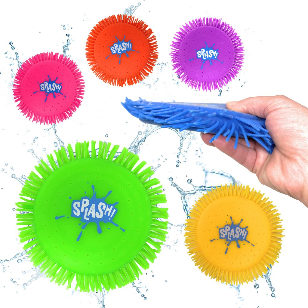 Wasser Frisbee Soft 2er Set - Wasserspielzeug Pool für Kinder | Durchmesser 16 cm Wasserfrisbee Sommer Spaß (2X Farbe via Zufall)