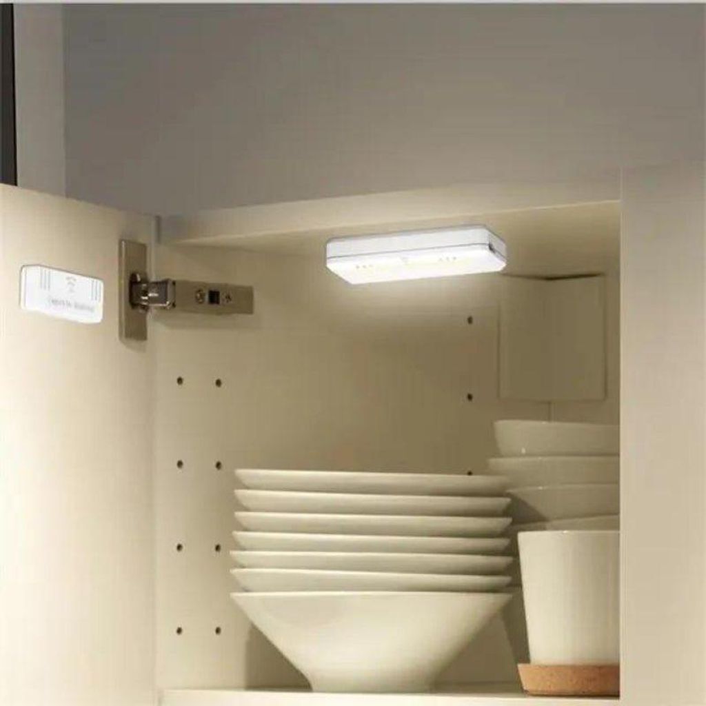 LED-Schrankleuchte mit Batterie und Magnetsteuerung 0,5W (2er-Pack) - Neutralweiß 4000K - 5500K
