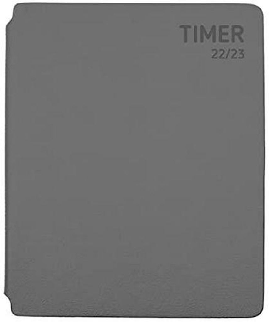 Trötsch Schülerkalender Soft-Touch Grau 2022/2023