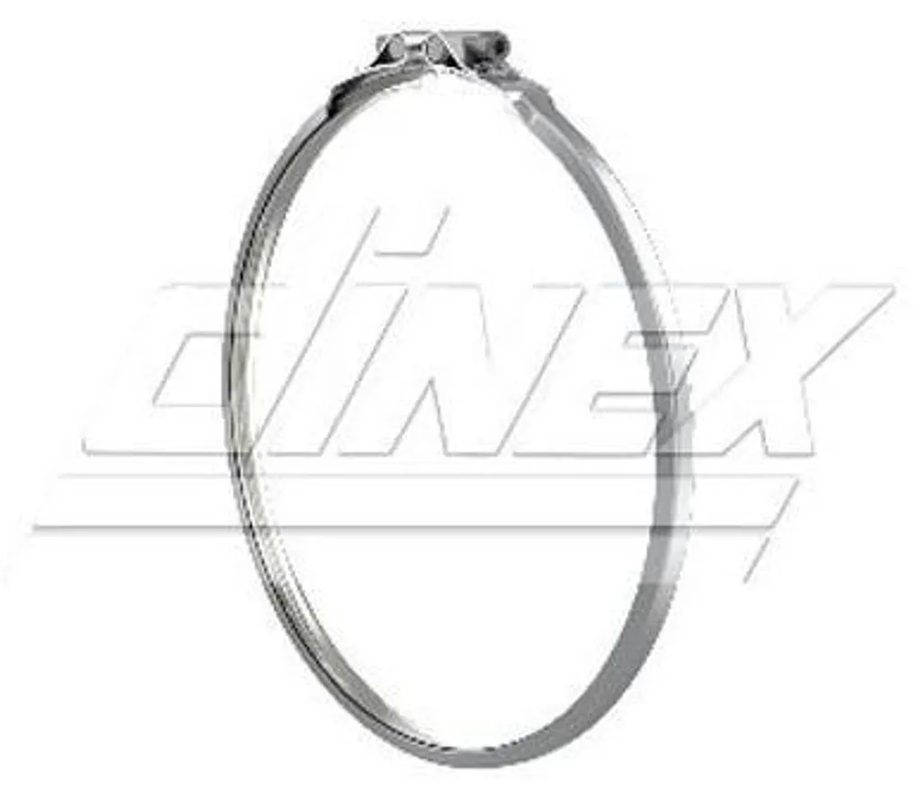 Collier de serrage en inox pour silencieux d'échappement Scania G II