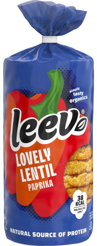 Leev Linzenwafels Paprika 117g – Knusprige, würzige Produktbild 
