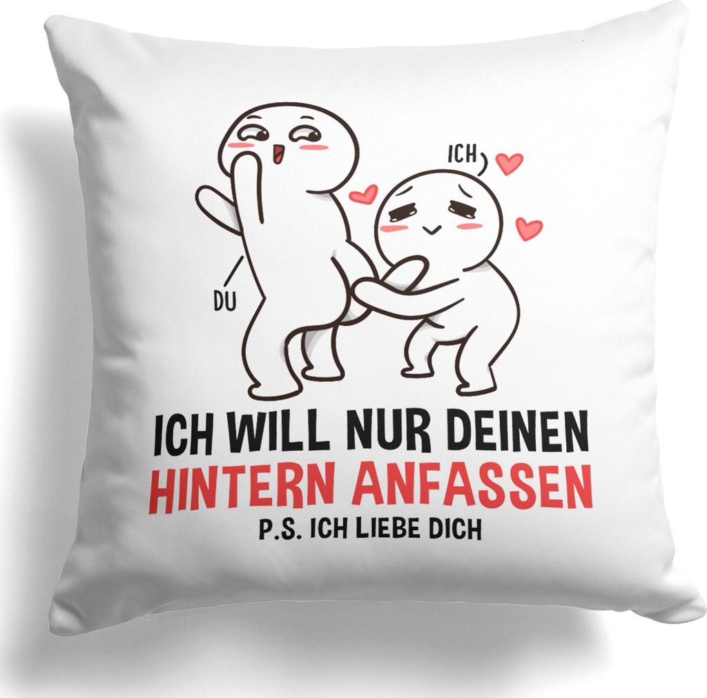 22Feels Jahrestag Geschenk Hochzeitstag Frauen Männer Kissen Deko Valentinstag Freund Freundin Paar Dekoration Liebe Beziehung Wohnaccessoire Wohn...
